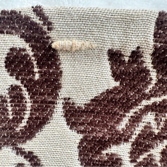 Bombay Company Pair of Damask Print Decorative Pillow Cases - Picture 6 of 9